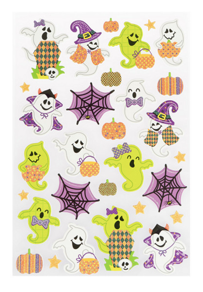 Naklejki halloweenowe duszki