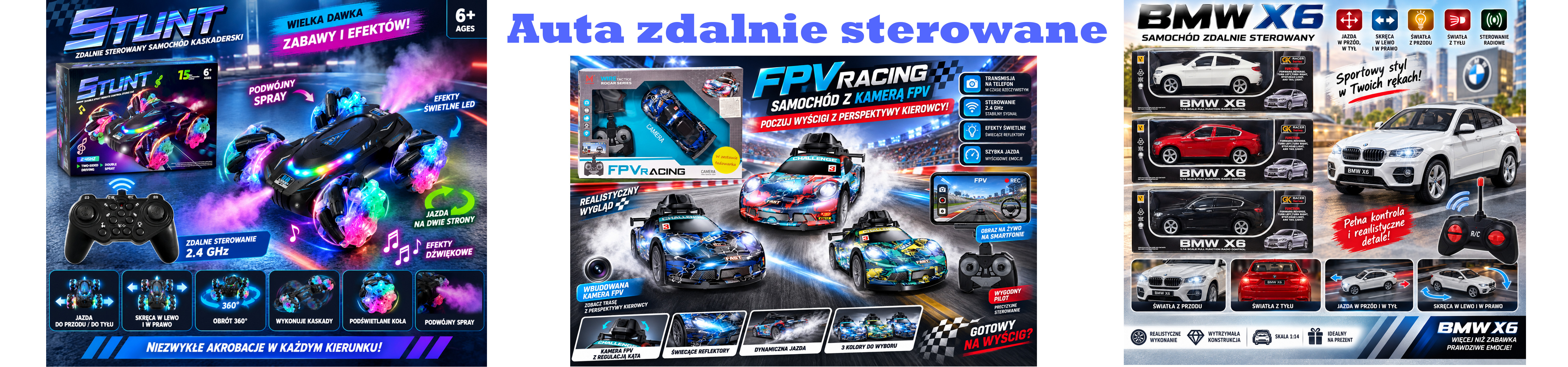 Auta sterowane radiowo