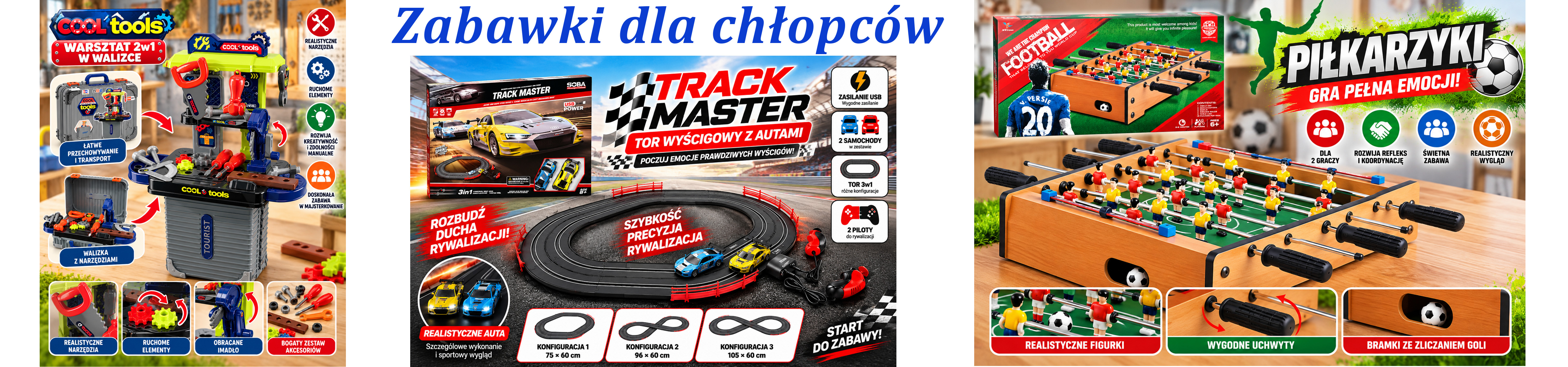 Zabawki dla chłopca